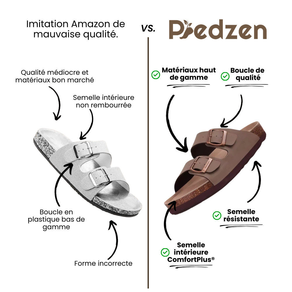 Sandales d'été en liège par Piedzen