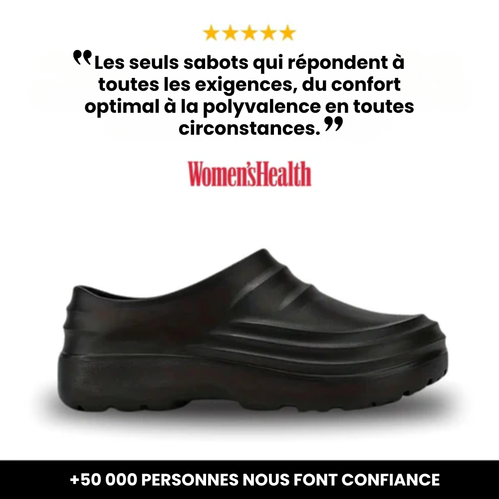 CloudGrip™ - Les sabots confortables, sains et antidérapants