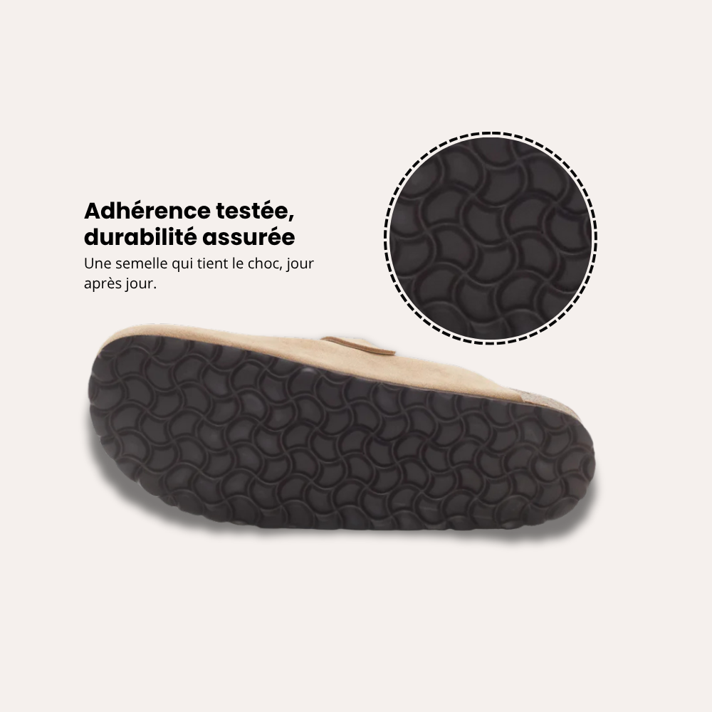 Sabots Piedzen en daim – Le confort orthopédique au design chic