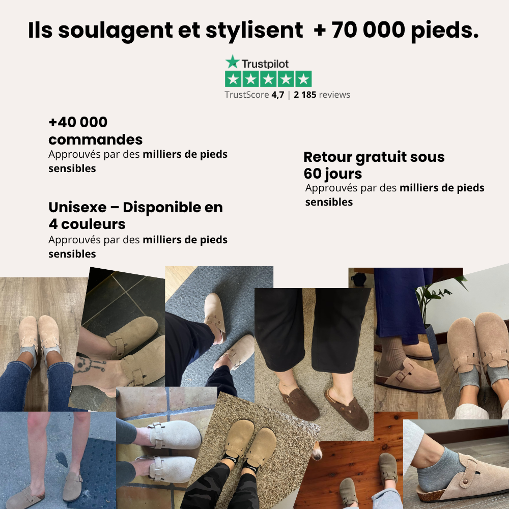 Sabots Piedzen en daim – Le confort orthopédique au design chic