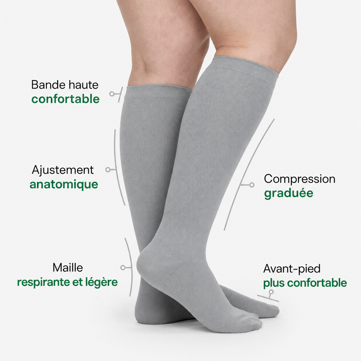 Chaussettes de compression Piedzen