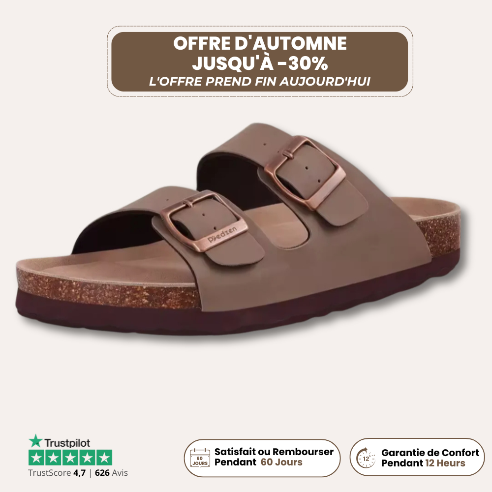 Sandales d'été en liège par Piedzen