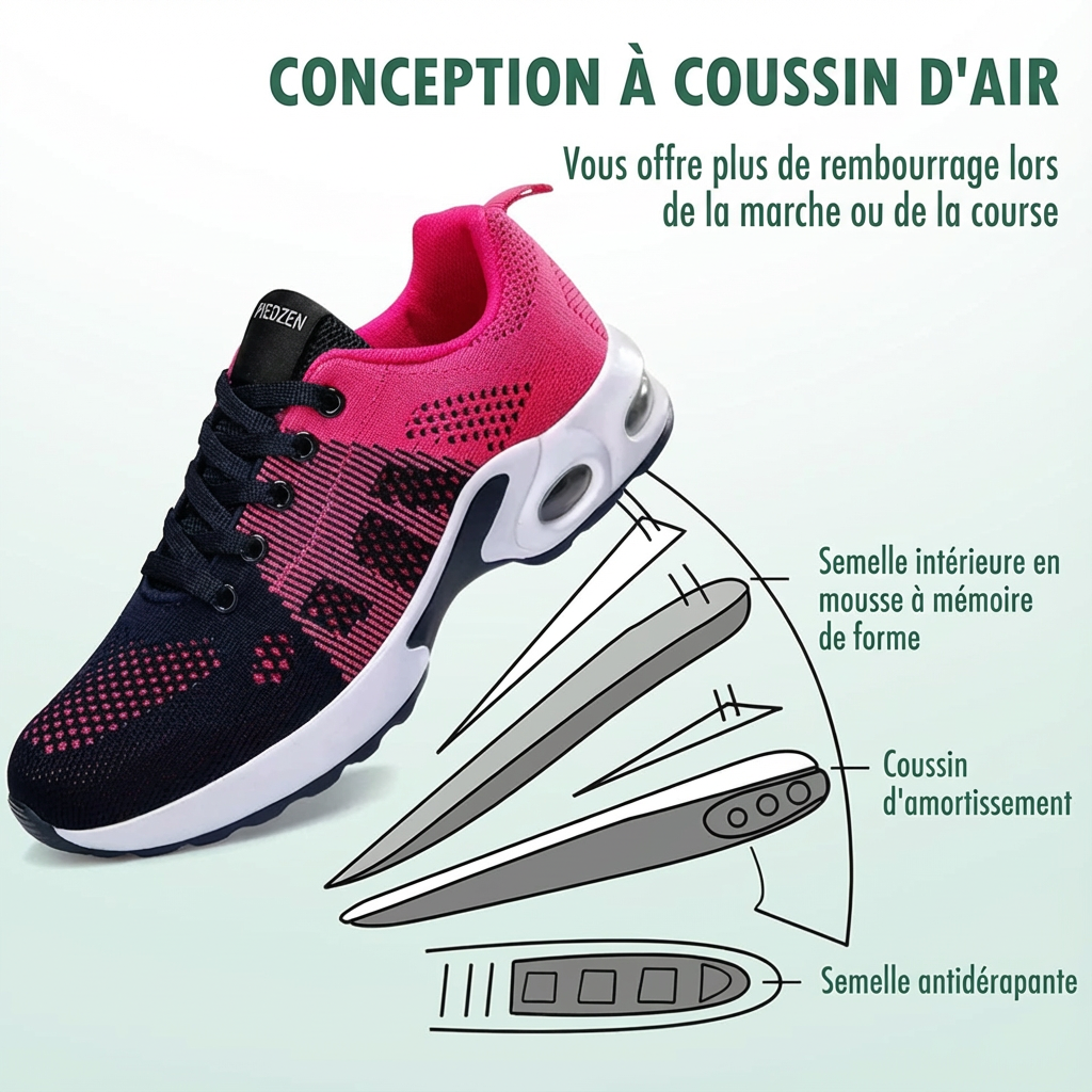 Chaussures orthopédiques Peace Foot en maille
