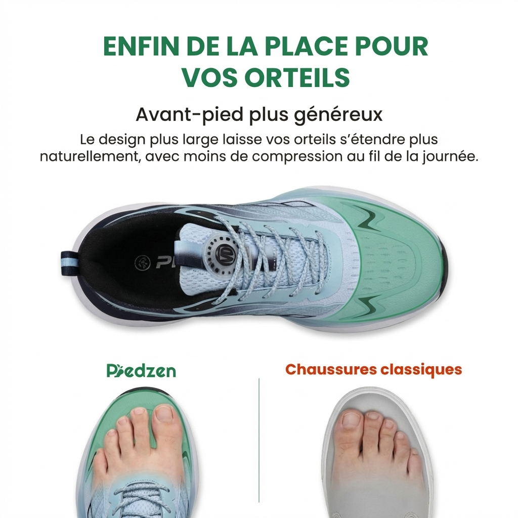 Piedzen - Chaussures confort antidérapantes