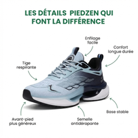 Piedzen - Chaussures confort antidérapantes